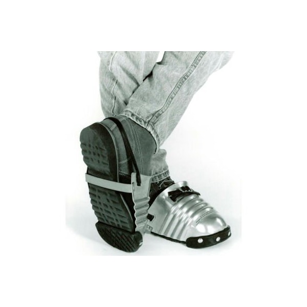 Ellwood Safety Appliance Co. Ellwood Safety Men's Metal Foot Guards, Rubber Toe Clip, Rubber Strap, 5-1/2inW, Large, 1 Pair 200-5.5 - main